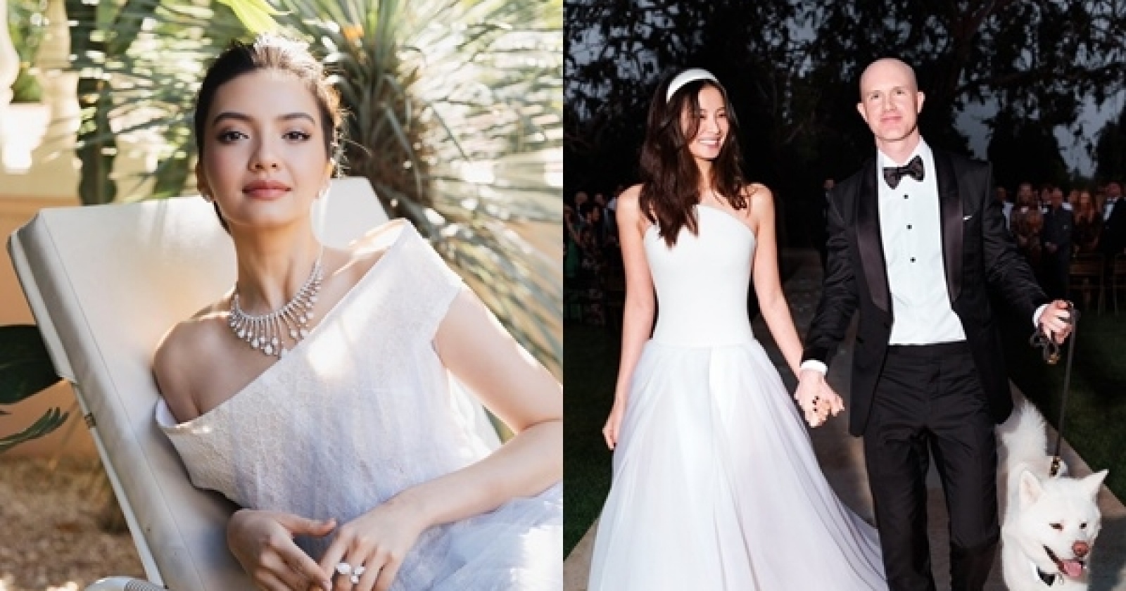 Beda Kelas Raline Shah vs Angela Meng Istri Brian Armstrong: Sama-sama  Bikin Mider