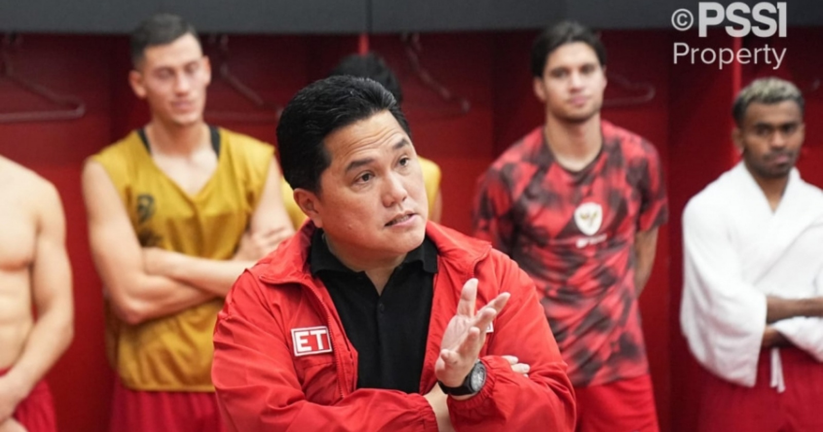Erick Thohir Semangati Timnas Lawan Arab Saudi Pakai Foto Hubner hingga  Marselino, Netizen: Rekrut Neymar Pak!