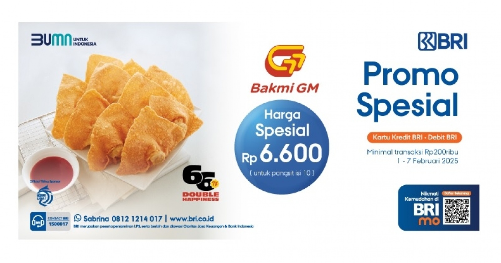 Promo Bakmi GM dari BRI, Buruan Santap Sebelum Tanggal 7 Februari!