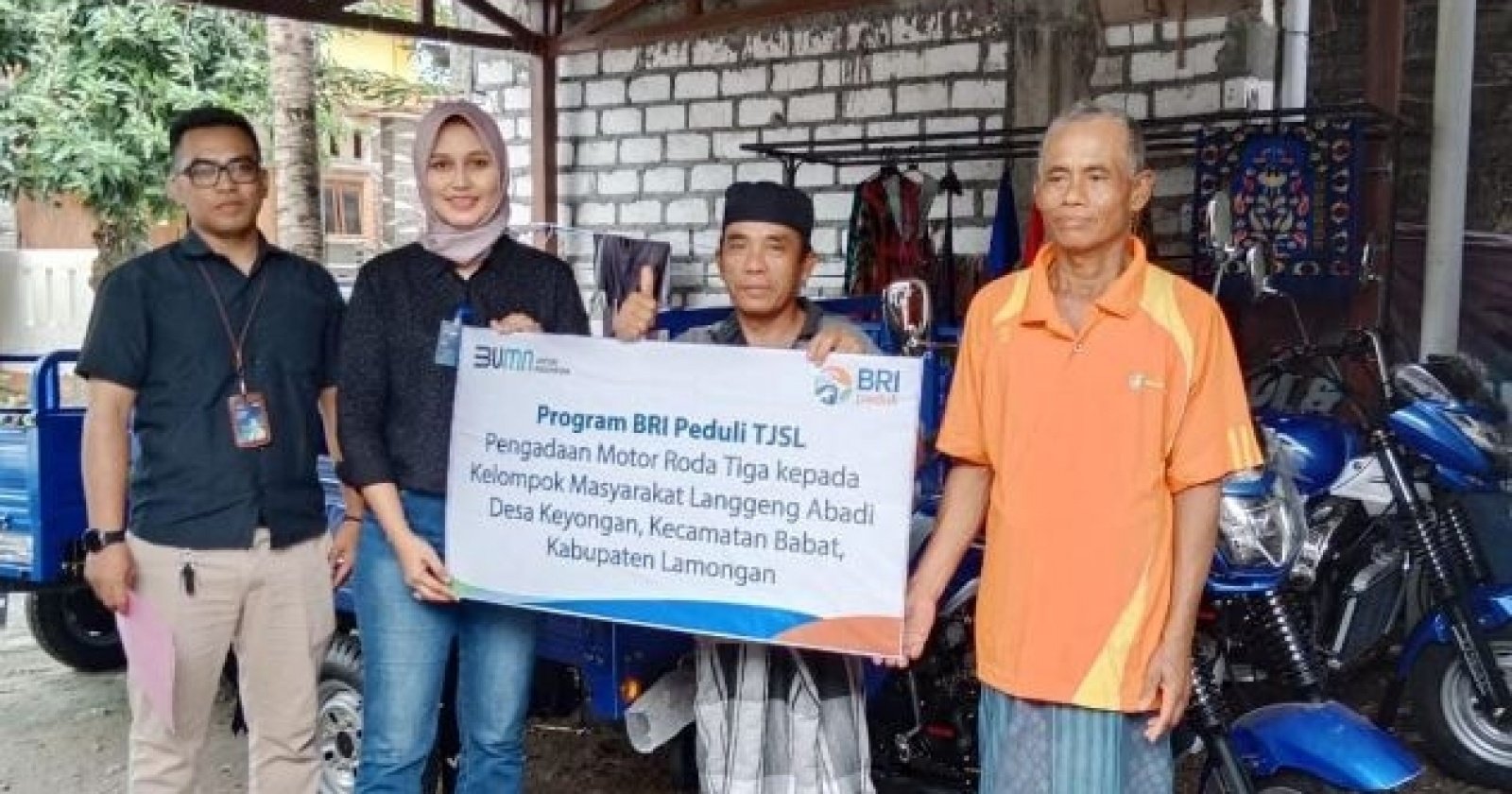 Dari Angkut Hasil Panen Hingga Akses Kesehatan, BRI Peduli Hadir di Desa Keyongan