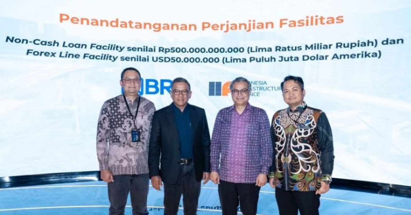 BRI Dukung Pembangunan Infrastruktur Berkelanjutan dengan Fasilitas Kredit ke IIF