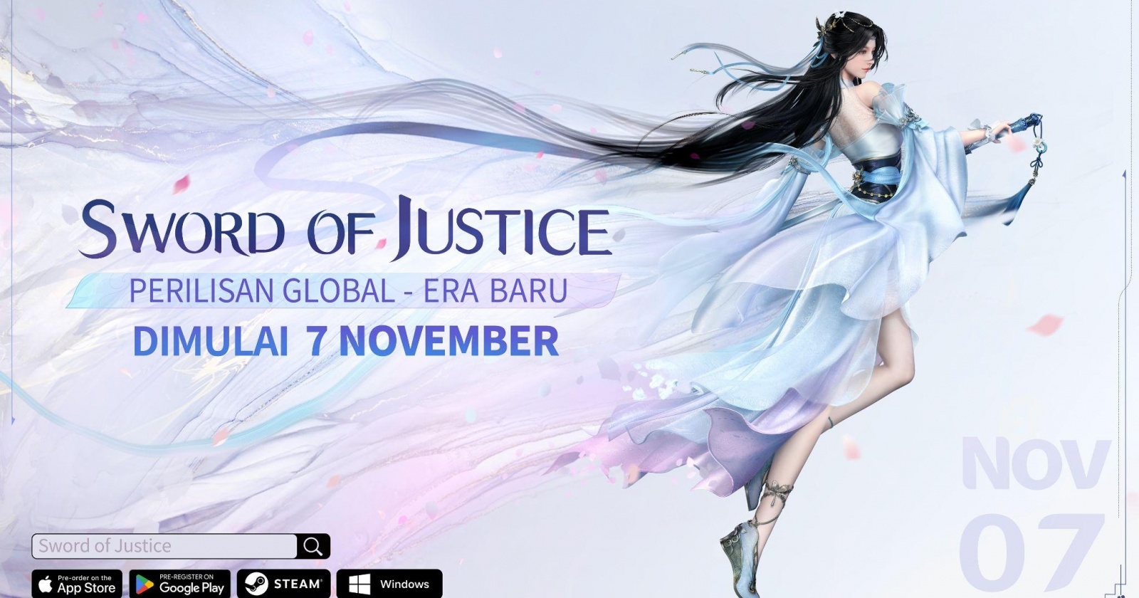 situs slot pertama kali di indonesia Game Sword of Justice Dirilis 7 November 2025 ke iOS, Android, hingga PC