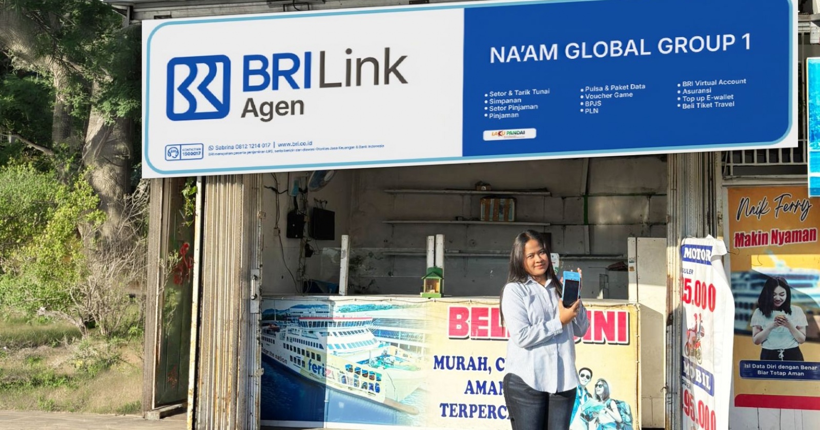 Perjalanan BRILink Agen di Bakauheni, Transformasi Jadi Andalan Solusi Transaksi Warga