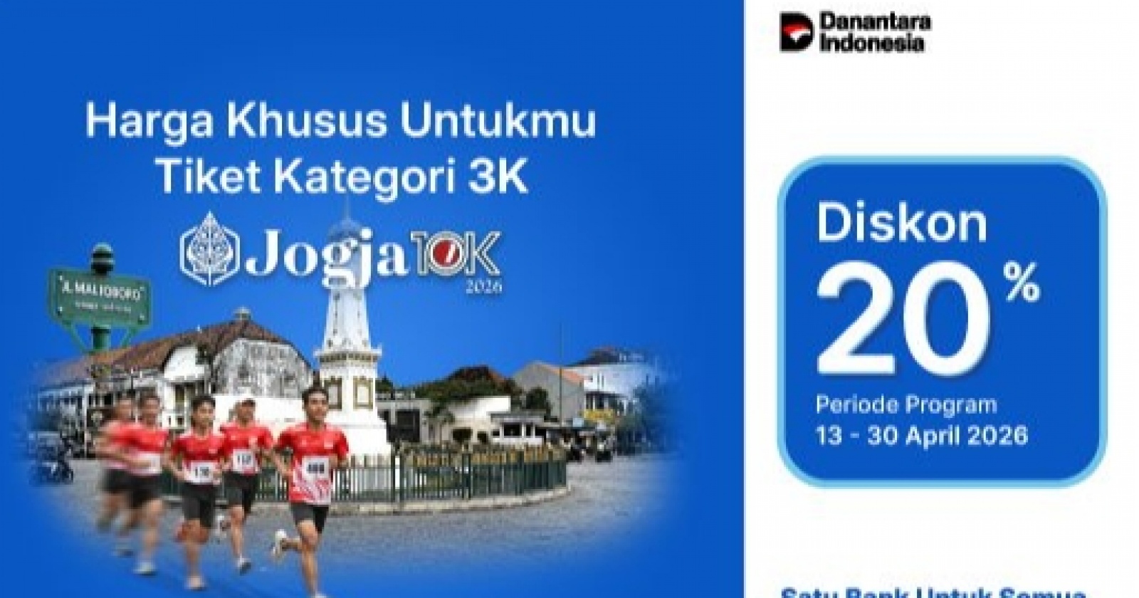 Nikmati Serunya Jogja 10K, Borong Diskon Tiket dan Hadiah Menarik Pakai BRImo!