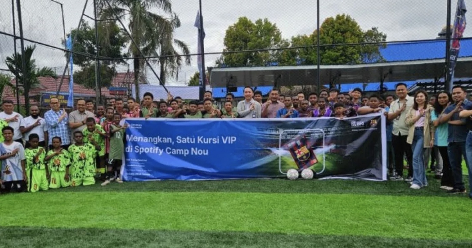 BRI Komitmen Jaring Talenta Emas Sepak Bola Masa Depan dari Tanah Papua