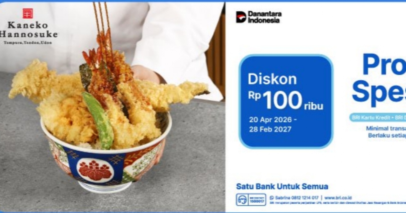 Cara Makan Enak di Kaneko Hannosuke Tanpa Bikin Kantong Bolong, Pakai Promo BRI!