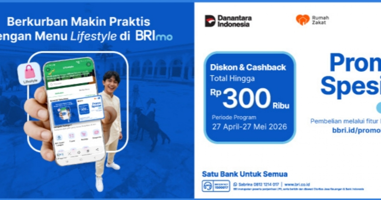 Kurban Praktis dan Penuh Makna, Ibadah Jadi Lebih Mudah Lewat BRImo