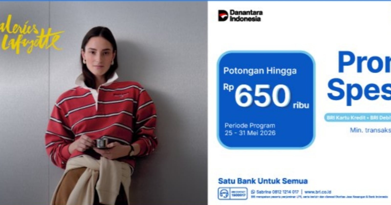 Gajian Tiba! Borong Koleksi Mewah di Galeries Lafayette dengan Diskon BRI