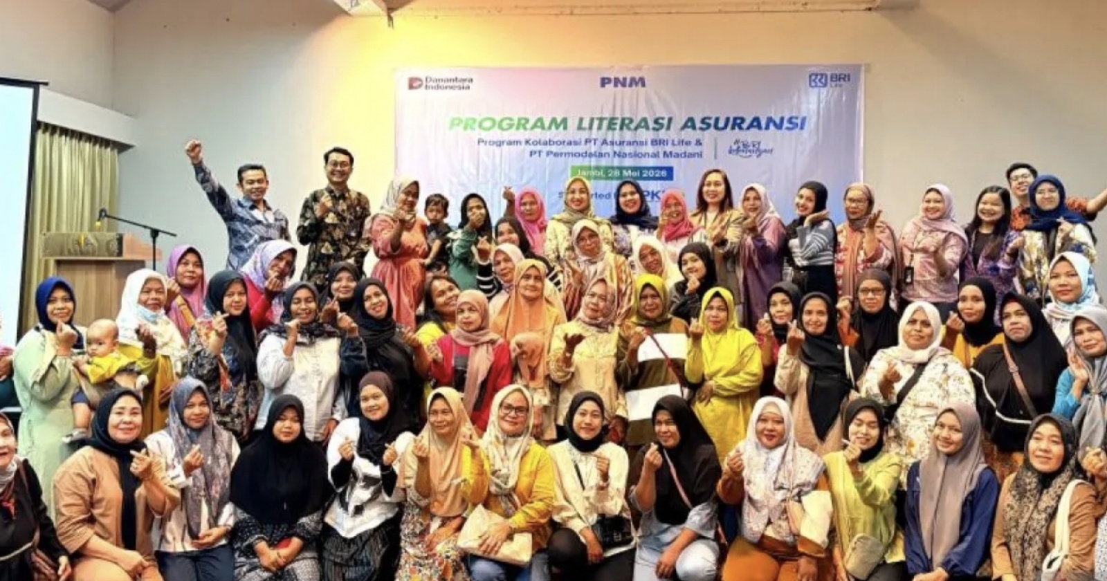 Dukung Proteksi Nasabah Mekaar, PNM dan BRI Life Gelar Literasi Asuransi di Jambi