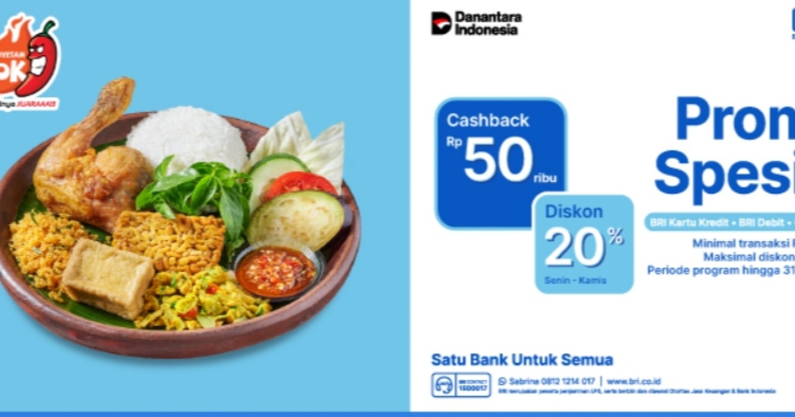 Nikmati Sensasi Kuliner Hemat di Penyetan Cok dengan Promo Spesial BRI