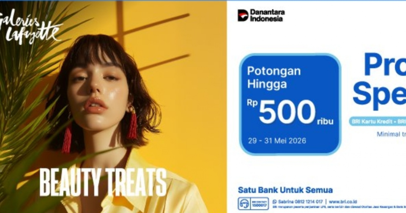 Belanja Kosmetik Mewah Jadi Lebih Hemat Bersama BRI di Galeries Lafayette