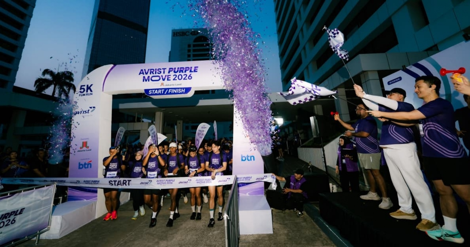 Ungukan Car Free Day, Avrist Purple Move 2026 ‘Pecah’ di Sudirman