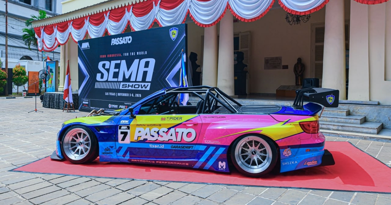 Modifikasi BMW Passato dari Indonesia Siap Tampil di SEMA Show 2026 Las Vegas