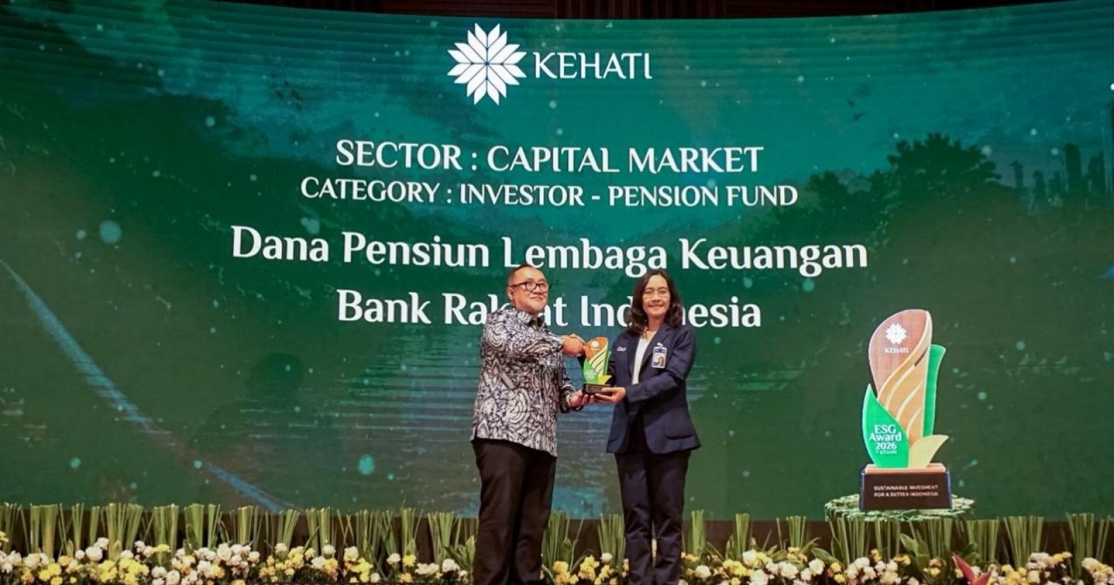 DPLK BRI Sabet Kehati ESG Award 2026, Komitmen Keuangan Berkelanjutan