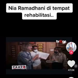 Unggahan soal Nia Ramadhani [TikTok]