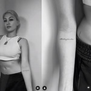 Momen Agnez Mo Pasang Tato Baru (Instagram/@winterstone)