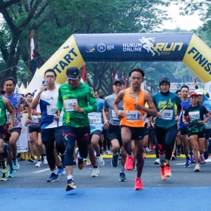 Keseruan Gelaran Hukumonline Run 2023