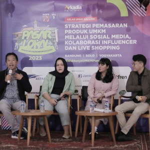 Seru! Peserta Pasar Lokal Suara UMKM 3 di Solo Dapat Ilmu Soal Strategi Digital