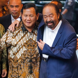 Temui Prabowo, Surya Paloh Pastikan Dukung Pemerintahan Selanjutnya