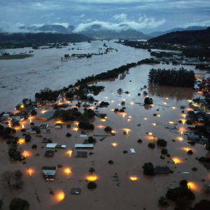 Seperti Danau Raksasa, Banjir Dahsyat Rendam Selatan Brasil