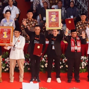 Penetapan Nomor Urut Pilgub Jakarta 2024