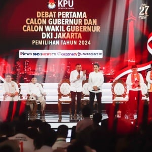 Adu Gagasan Cagub-Cawagub di Debat Perdana Pilgub Jakarta 2024