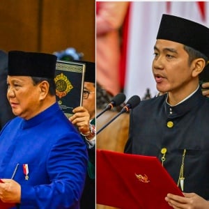 Begini Momen Detik-detik Pelantikan Prabowo-Gibran di Gedung MPR