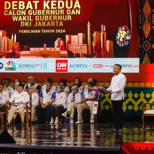 Potret Tiga Paslon Adu Gagasan di Debat Kedua Pilgub Jakarta 2024