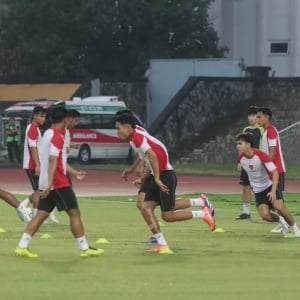 Potret Antusiasme Skuad Timnas Indonesia Jalani Official Training di Solo