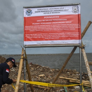 Pagar Laut di Bekasi Akhirnya Disegel