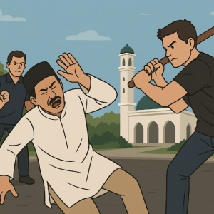 Kakek 90 Tahun Dihantam Besi: Kisah Pilu Marbot di Bandar Lampung Dianiaya Juru Parkir Kafe