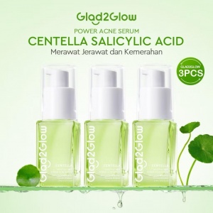 Glad2Glow Centella 2% Salicylic Acid Power Acne Serum (Shopee/Glad2Glow)