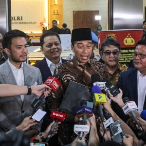 Potret Jokowi Jalani Pemeriksaan di Bareskrim Polri Terkait Kasus Ijazah Palsu