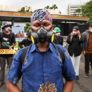 Saat Aktivis Walhi Geruduk DPR, Desak Pemerintah Atasi Krisis Ekologis di Kalimantan Tengah
