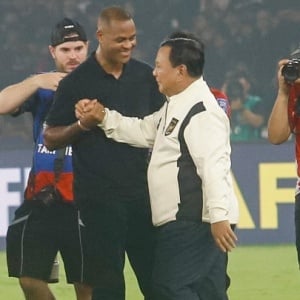 Momen Prabowo Beri Selamat kepada Timnas Indonesia usai Kalahkan China