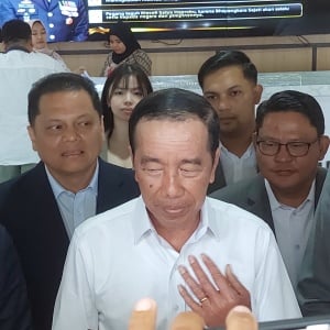 Tuntas! Ini Momen Jokowi Selesai Jalani Pemeriksaan di Mapolresta Solo