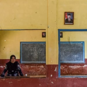 Sekolah Inpres rusak parah di Tasikmalaya