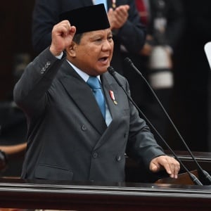 Potret Presiden Prabowo Sampaikan Pidato Kenegaraan Perdana di Sidang Tahunan MPR
