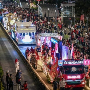 Kemeriahan Pesta Rakyat dan Karnaval Kemerdekaan HUT RI ke-80 di Jakarta