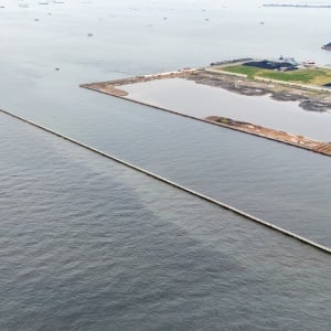 Viral Tanggul Beton di Laut Cilincing, Ini Penampakannya