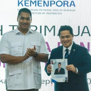 Dito Ariotedjo Pamit, Erick Thohir Jadi Menpora Baru