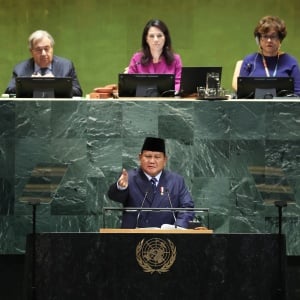 Momen Presiden Prabowo Berpidato pada Sidang Umum PBB