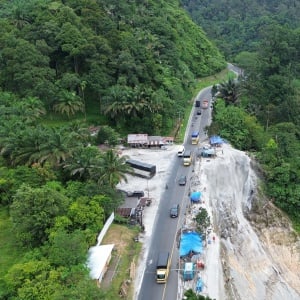 Upaya Pemulihan Jalan Nasional di Padang Pariaman