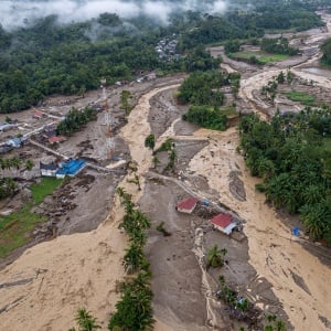 Pasca Banjir Bandang, Debit Sungai Nanggang di Palembayan Agam Naik Lagi