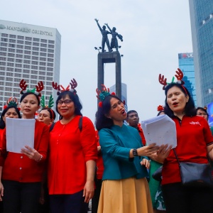 Christmas Carol Colossal Hidupkan Semangat Natal di Jantung Kota Jakarta