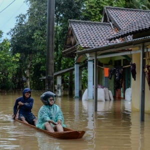 Kabupaten Serang Banten Direndam Banjir