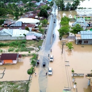 Banjir Rendam 120 Rumah dan 40 Hektare Sawah di Gorontalo
