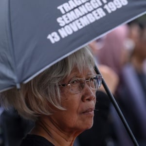 19 Tahun Aksi Kamisan, Payung Hitam Terus Menuntut Keadilan di Depan Istana