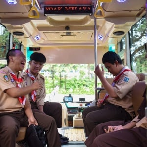 Pemprov DKI Jakarta Luncurkan Bus Sekolah Ramah Disabilitas