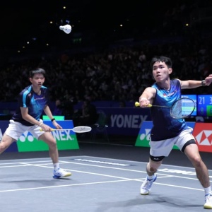 Tembus Semifinal Indonesia Open 2026, Raymond/Joaquin Dapat Wejangan Kevin Sanjaya